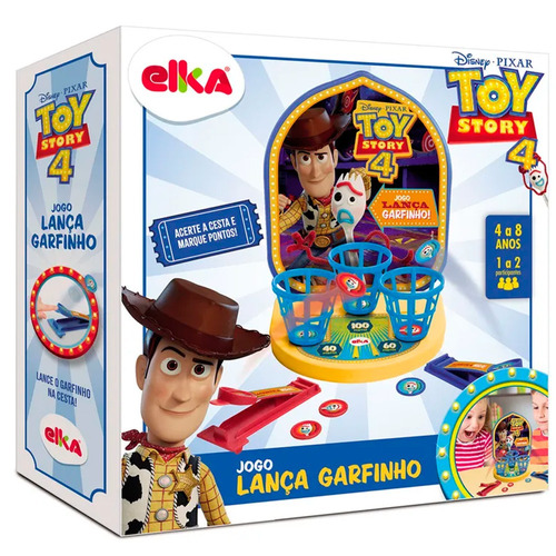 Jogo Lança Garfinho Toy Story 4 Brinquedo Elka Brinquedos