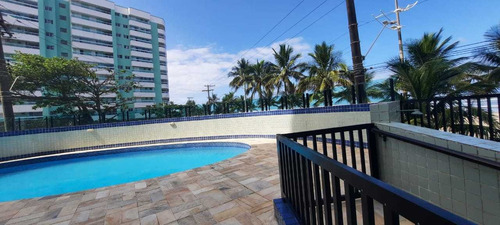 Imagem 1 de 14 de Apartamento 2 Dormitórios- Frente Mar- Entrada 90 Mil- Amj40