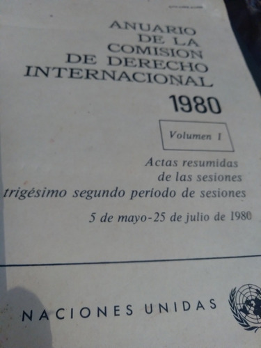 Anuario De La Comisión De Derecho Internacional Onu