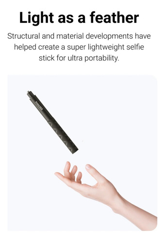 Palo invisible para selfies Insta360 de 72 cm