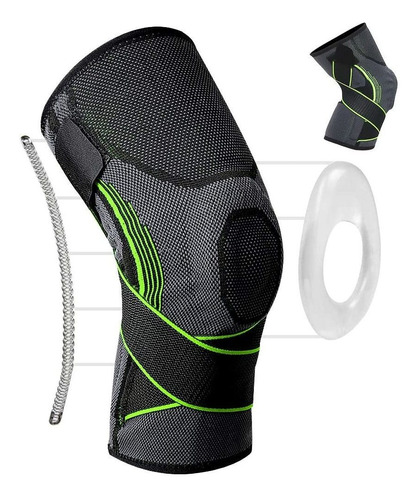 Rodillera Deporte Elástica De Compresion Para Gym Run S M L