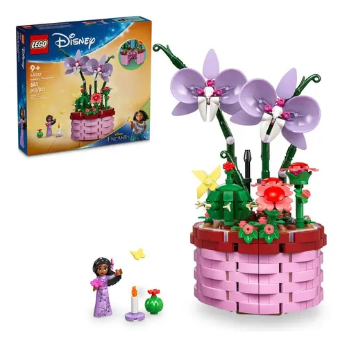 Lego 43237 Boneco De Construção Vaso de Isabela Da Disney