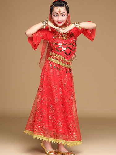Set De Disfraz De Danza India Style Child Sari