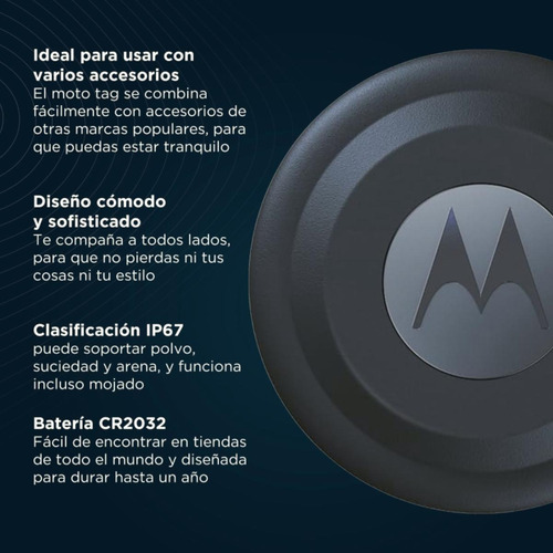 Motorola Moto Tag Pack 4 Pz 2 Color Verde Y 2 Azul