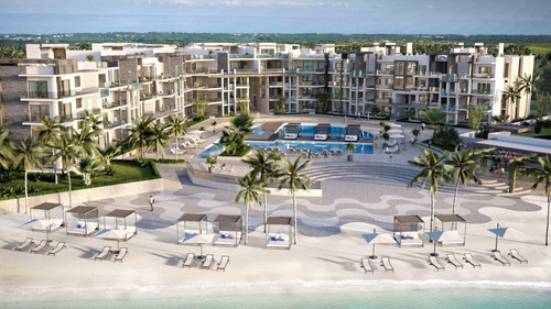 Apartamento En Venta, 1era Linea De Playa, Punta Cana