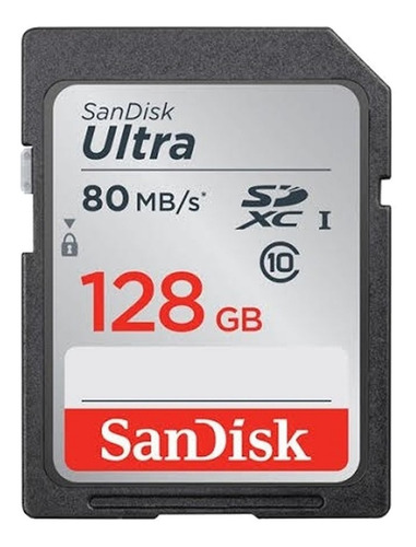 Cartão De Memória 128gb Sdhc Ultra Classe10 Original Sandisk