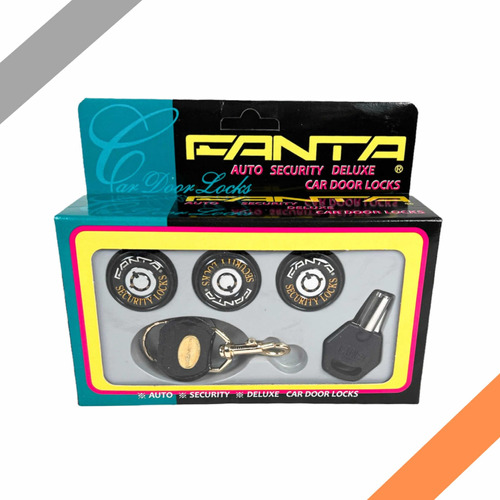 Set 3 Chapas De Seguridad Para Auto Fanta + Envío Gratis