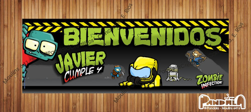 Bolsitas Para Sorpresitas Zombie Infection X10 Unid.