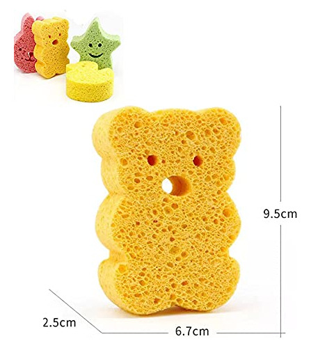 Esponja De Baño Para Bebé, 4 Piezas, Esponja Suave Para Baño
