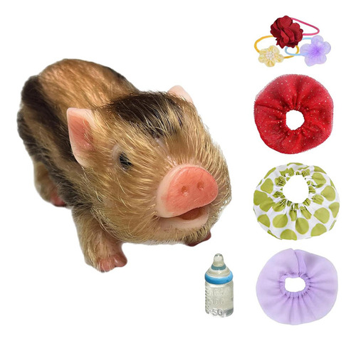 Juguete De Cerdo Reborn En Miniatura, Lindo Muñeco Estilo C