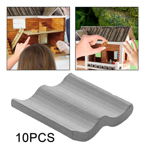 2 Mini Ladrillos, Tejas, Juegos De Mesa, Accesorios Para