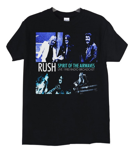 Polera Rush Spirit Of The Airwaves Live 80 Rock Abominatron