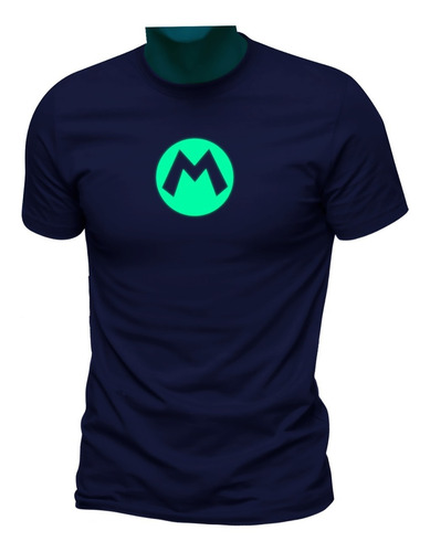 Playera Brilla En Lo Obscuro Mario Bros Nintendo Switch 3ds