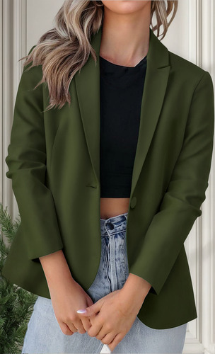 Jaquetas Blazer Femininas Combinam Manga Comprida Com Frente