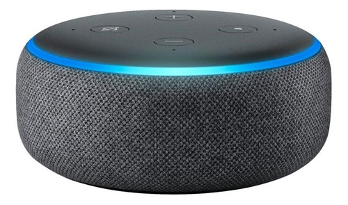 Imagem 1 de 4 de Amazon Echo Dot 3rd Gen com assistente virtual Alexa charcoal 110V/240V