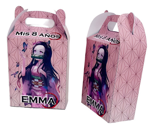 10 Cajas Mc Donald Personalizado Nezuco