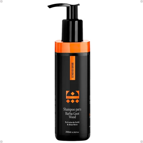 Shampoo Para Barba Goot Wood Limpeza Hidratação E Maciez