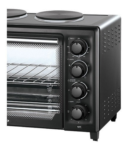 Imagen 3 de 8 de Horno Electrico Grill Philco 40 Lts Hgp4021api C Anafe 3200w
