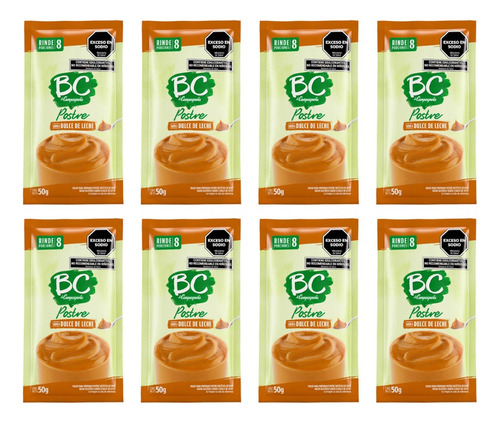Postre Bc La Campagnola Sabor Dulce De Leche X 8 Unidades