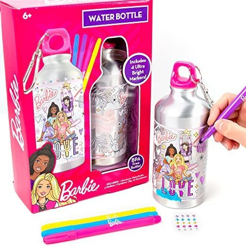 Barbie Crea Tu Propia Botella De Agua Que Cambia De Color, C