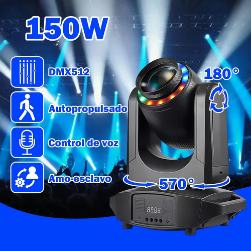 150w Cabeza Móvil Luces Beam Roboticas Led Luces Para Fiesta
