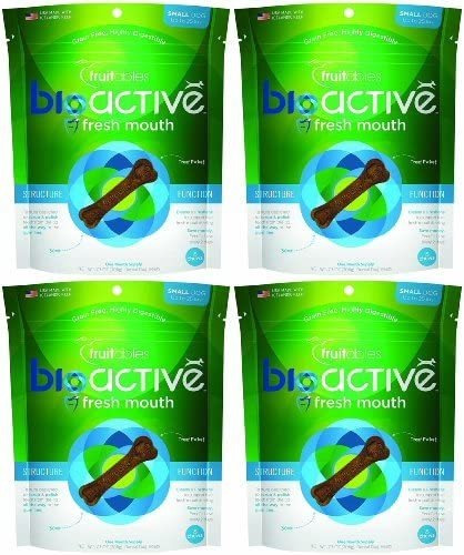 Fruitables Bioactive Fresh Mouth Dental Dog Treats, Pequeño