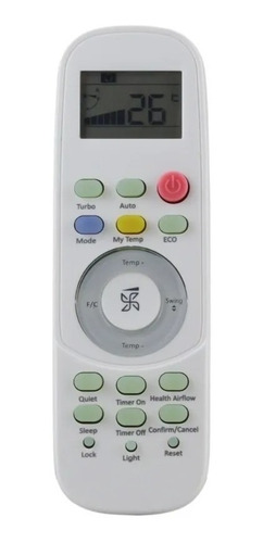 Control Remoto Aire Minisplit Mabe Inverter Mmi12cdbwcami8
