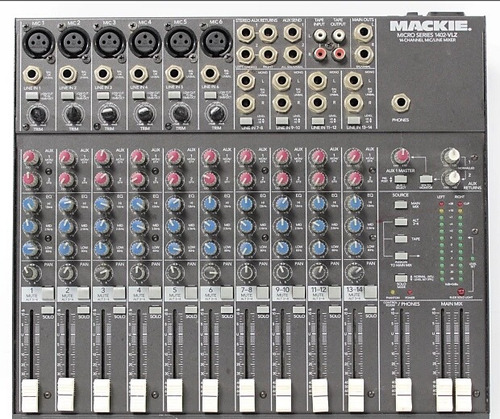 Mackie Micro Series 1402 Vlz Mezclador Mixer Amplificador