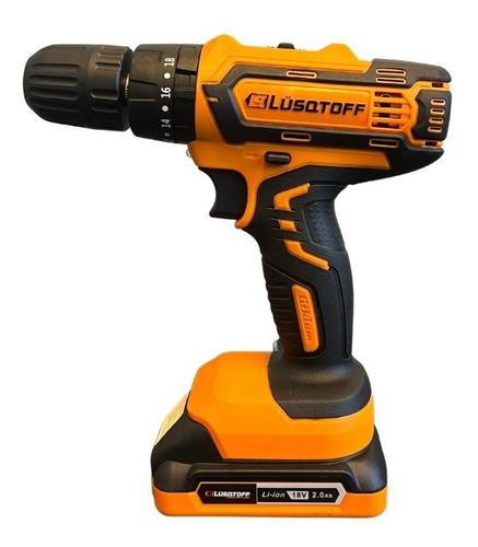 Imagen 2 de 5 de Taladro Percutor Inalámbrico Lüsqtoff Atl18-8b Naranja 220v