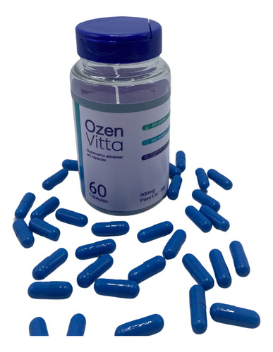 Ozenvitta Vitamina - 60 Cápsulas De Suplemento Nutricional Sem Sabor