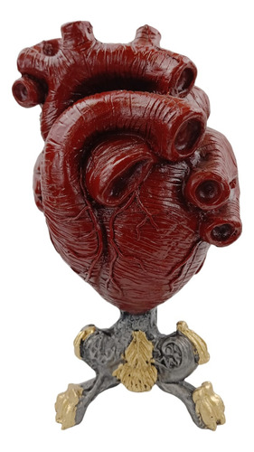 Florero Maceta Figura Corazon Anatomico Jarron De Resina 