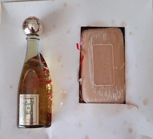 Caja Antigua Con Frasco De Perfume Y Jabón Avant La Fete (Usado)