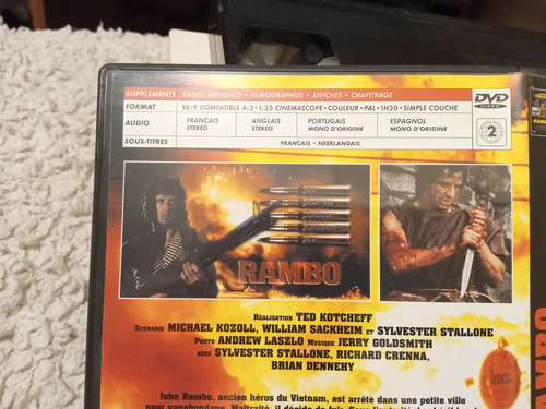 Pelicula Dvd Rambo (first Blood) Edición Francesa (Usado)