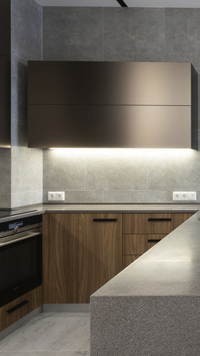 Bajo Alacena Led 100 Cm Artefacto Apto Estantes Tactil Luz Blanco Neutro