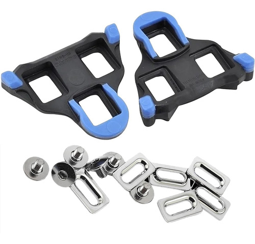 Calas Chocles Shimano Sh12 Spd Trabas Azul Pedal Ruta 2°