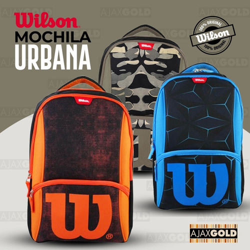 Imagen 6 de 7 de Mochila Wilson Deportes Gym Impermeable Unisex Urbana
