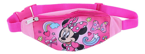 Ctm® Riñonera Ajustable Minnie Mouse Niñas, Color Rosa