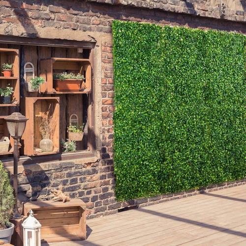 Follaje Artificial Sintetico Para Muro Verde 100 P 60x40cm!