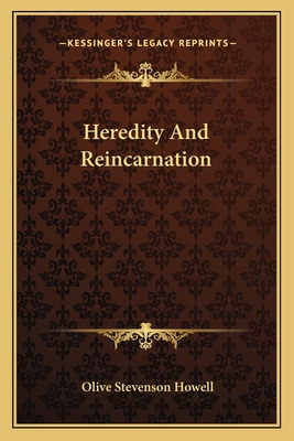 Libro Heredity And Reincarnation - Howell, Olive Stevenson