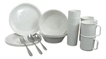 Comprar 50 Juegos De Platos, Vasos, Tazas Y Cubiertos (350 Piezas)