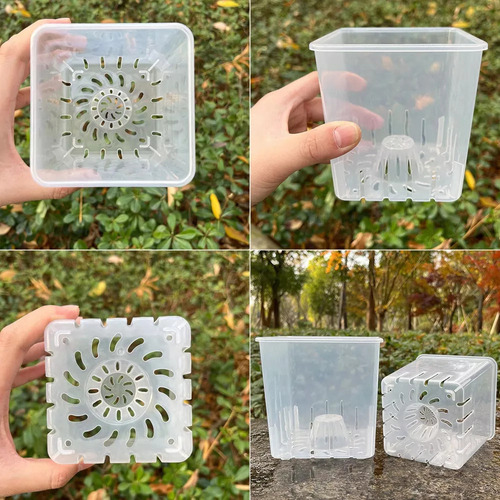 . /- - Maceta Para Orquídeas, Paquete De 5 Macetas De 5 Inch