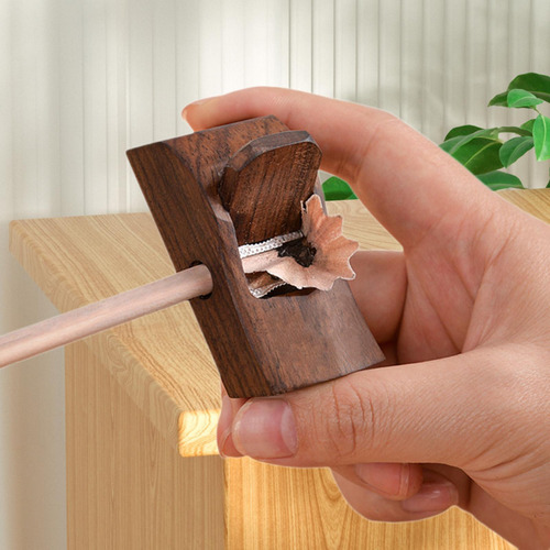 Sacapuntas De Lápiz De Madera Sacapuntas De Mano De Lápiz