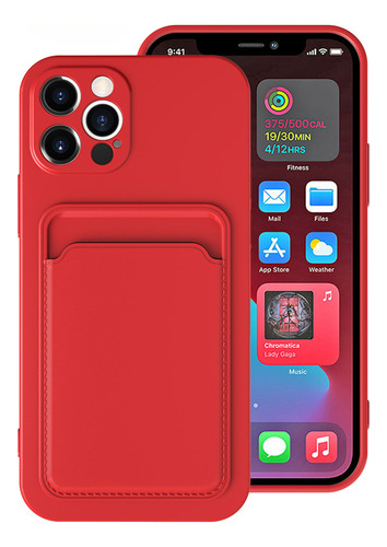 Funda Blanda Mate De Tpu Con Tarjetero Para iPhone 15 Pro Ma