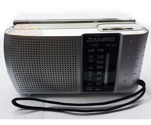 Radio Am/fm Portatil A Pilas Jahro Jhr-263