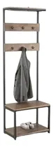 Comprar Perchero Recibidor Estilo Industrial Hierro Y Madera Banco 