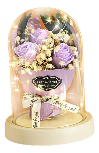 De Flores De Jabón Artificiales, Perfumados Violeta
