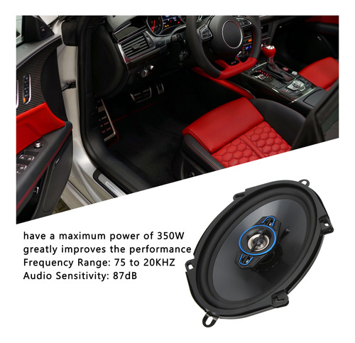 Sistema De Altavoces Por Componentes, 1 Par, Tweeter Coaxial