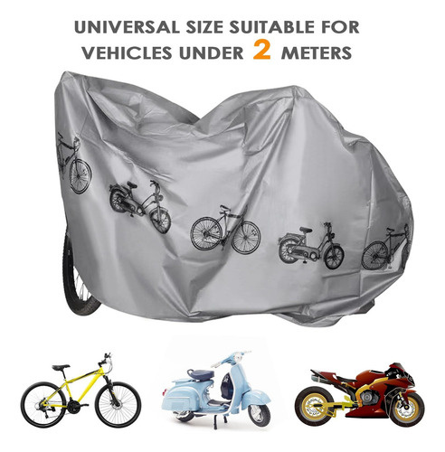 Para 2 Piezas Funda Bicicleta Exterior Impermeable, Funda