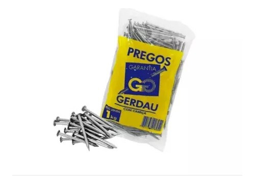 Prego 17 X 27 1kg Gerdau Com Cabeça