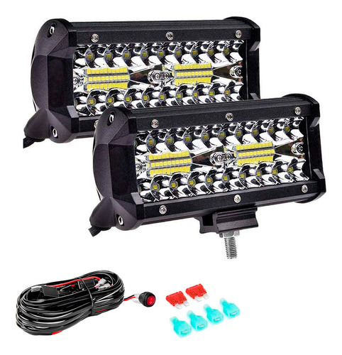 Faros Led Neblineros 4x4 Ford Mustang 5.0 Gt
